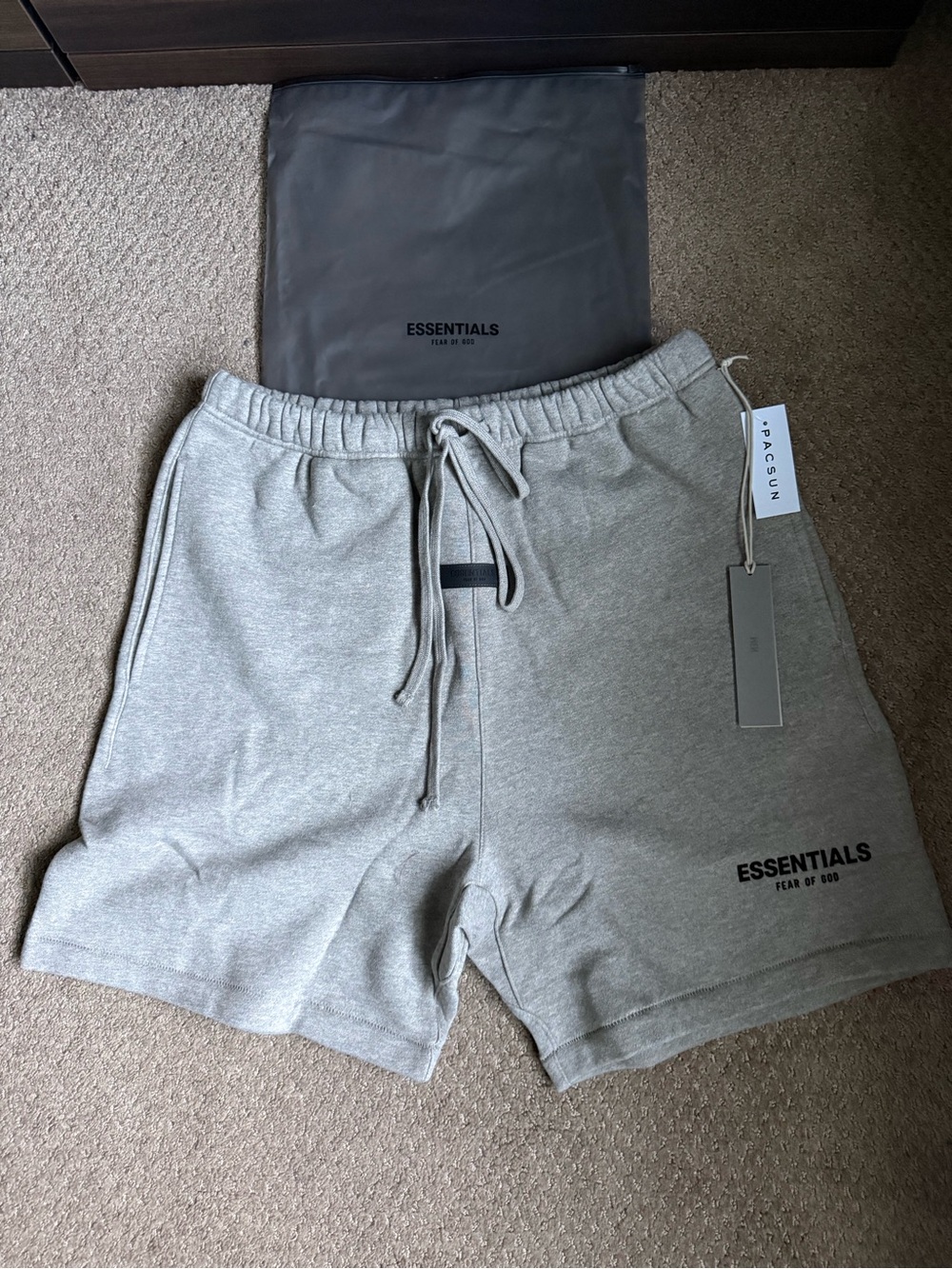 Brand New- Dark Oatmeal Essential Shorts